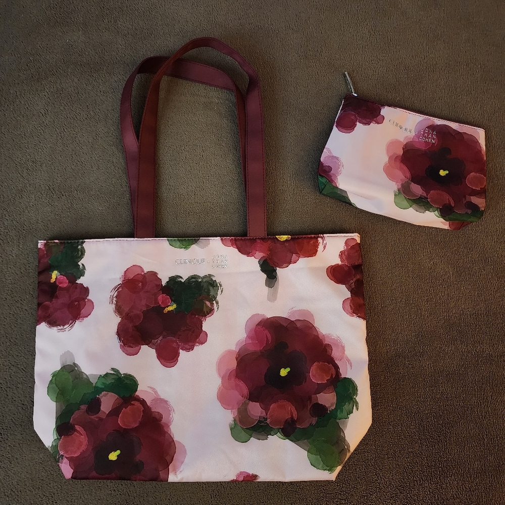 Clinique X Jonathan Cohen Tote And Makeup Pouch